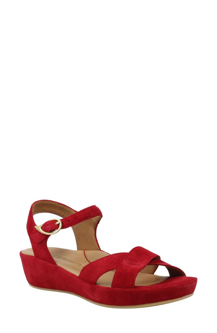 Women's L'amour Des Pieds Casimiro Sandal .5 M - Red