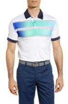 Men's Callaway X Slim Fit Double Chest Polo - White