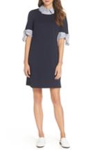 Women's 1901 Layered Look Ponte Shift Dress - Blue