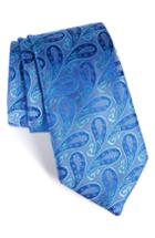 Men's Nordstrom Men's Shop Modern Paisley Silk Tie, Size - Blue