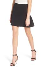 Women's Chelsea28 Ruffle Knit Miniskirt, Size - Black