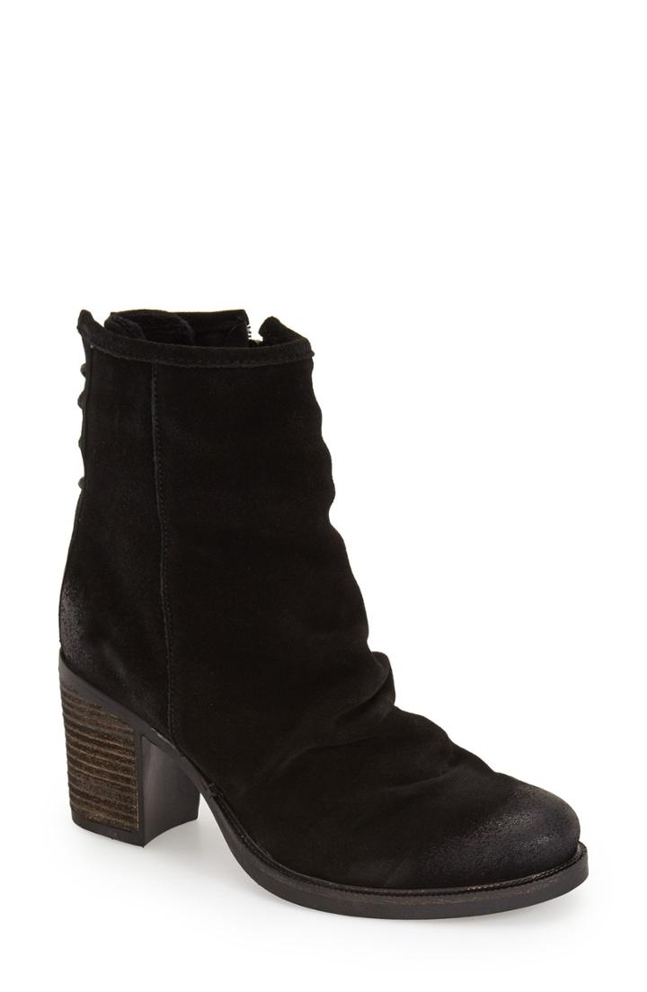 Women's Bos. & Co. 'barlow' Waterproof Suede Bootie .5-6us / 36eu - Black