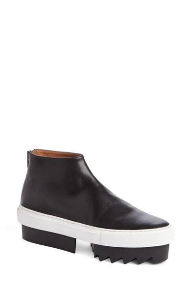 Women's Givenchy 'skate' Platform Sneaker Bootie .5 Eu - Black