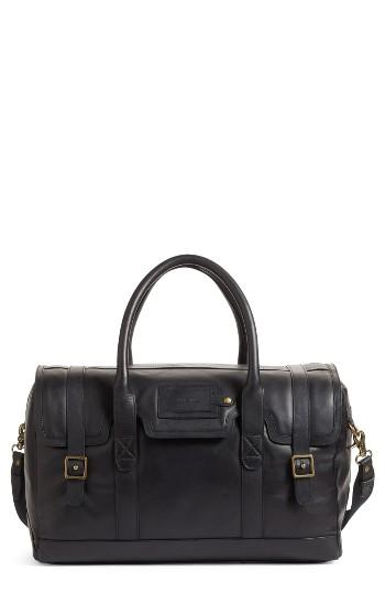 Men's Cole Haan Leather Duffel Bag - Black