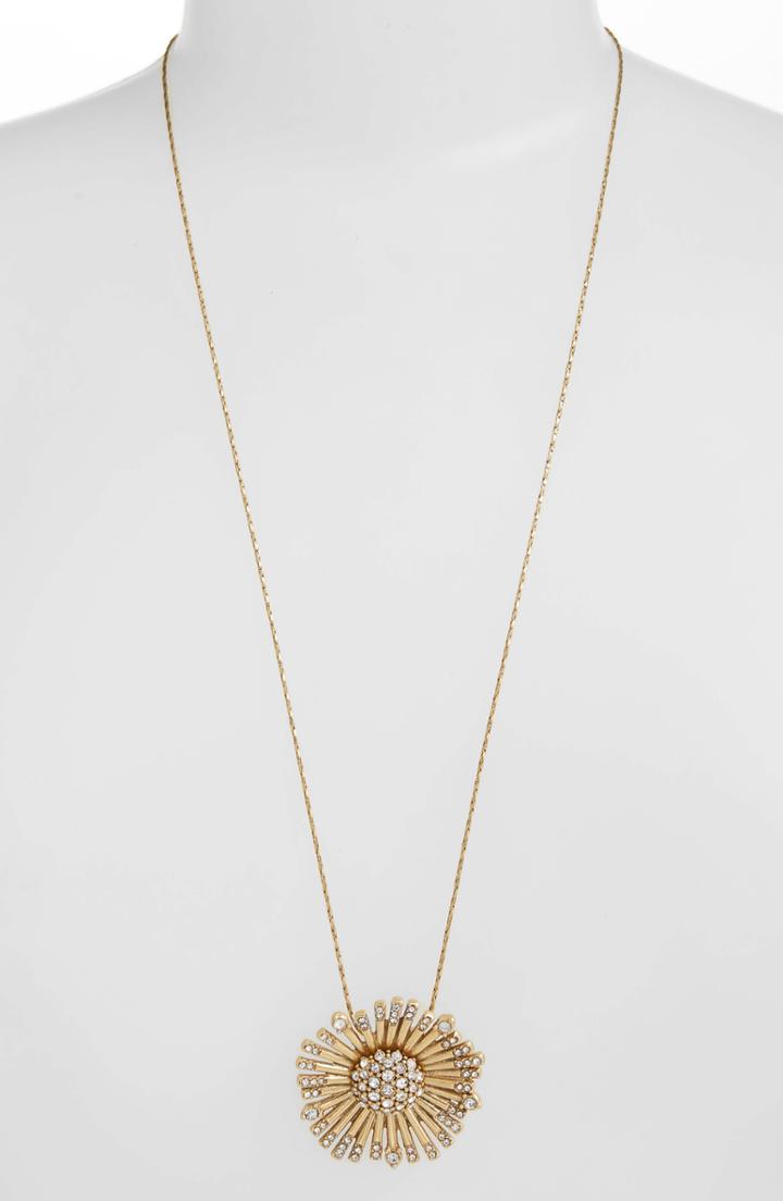 Women's Vince Camuto Long Flower Pendant Necklace