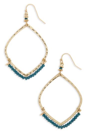 Women's Canvas Jewelry Beaded Marquis Drop Earrings