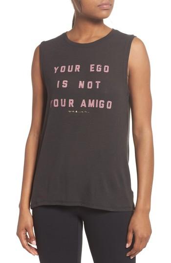 Women's Spiritual Gangster Amigo Tank - Black