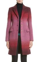 Women's Versace Collection Degrade Wool Blend Coat