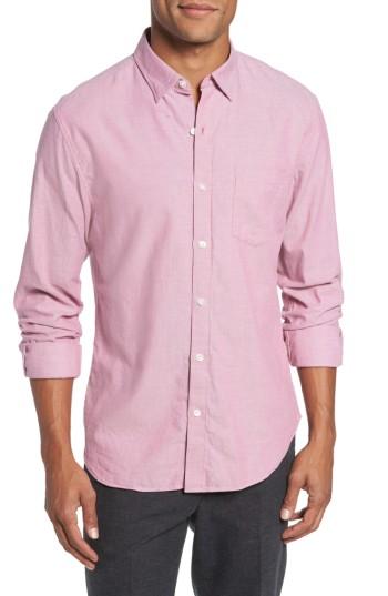 Men's Bonobos Slim Fit Brushed Twill Sport Shirt - Pink