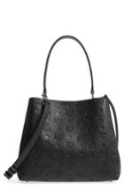 Mcm Sara Leather Convertible Hobo - Black