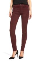 Women's Ag The Legging Super Skinny Suede Pants - Red