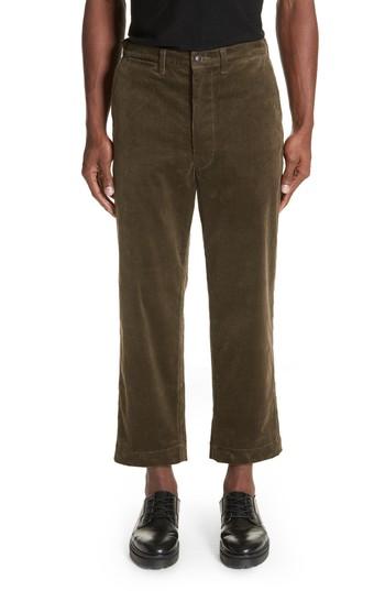Men's Junya Watanabe Straight Leg Corduroy Pants - Beige