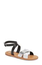 Women's Bp. Reed Strappy Flat Sandal M - Metallic