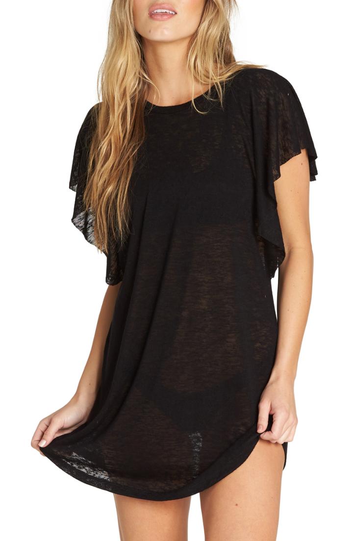 Women's Billabong Out For Waves Cover-up Tunic - Black