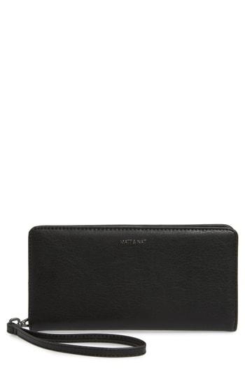 Women's Matt & Nat Duma Faux Leather Wallet - Black