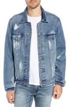 Men's Blanknyc Distressed Denim Trucker Jacket - Blue