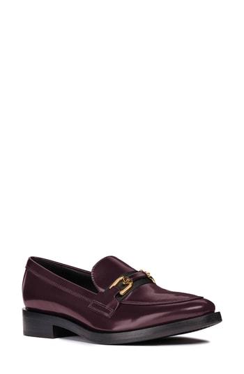 Women's Geox Brogue Loafer Us / 35eu - Burgundy