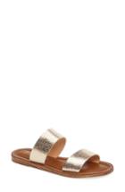 Women's Bella Vita Imo Slide Sandal .5 M - Metallic