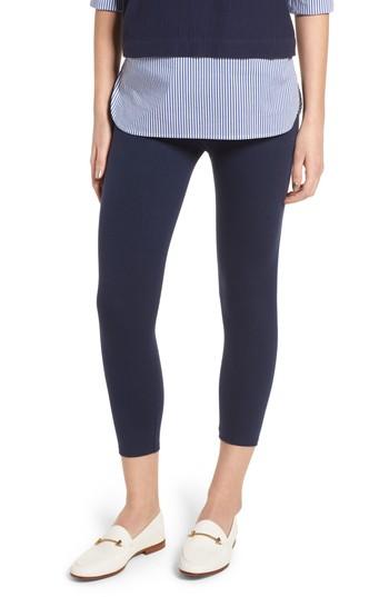 Women's Nordstrom High Waist Crop Leggings - Blue