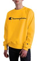 Men's Champion Chainstitched Script Logo Crewneck Sweatshirt