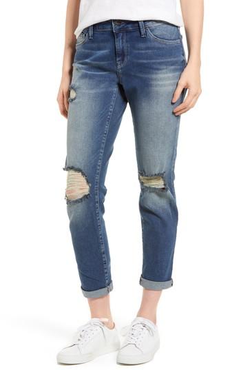 Women's Mavi Jeans Ada Ripped Boyfriend Jeans 29 - Blue