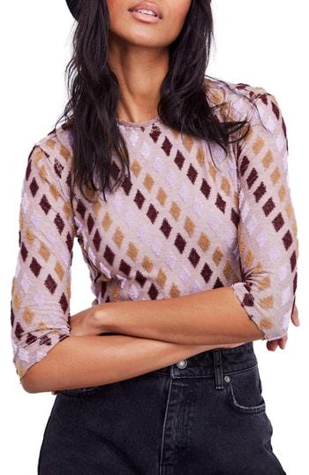 Women's Free People Magic Carpet Tee - Purple