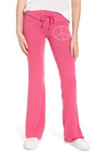 Women's Dream Scene Peace Track Pants - Pink