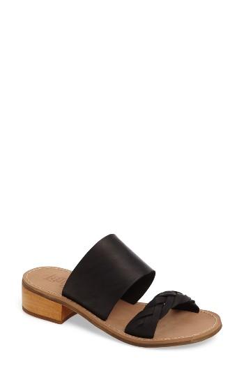 Women's Latigo Tapas Double Strap Slide Sandal M - Black