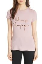 Women's Ted Baker London Wake Me For Champagne Tee - Pink