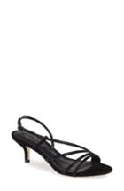 Women's Pelle Moda Lulu Sandal .5 M - Black