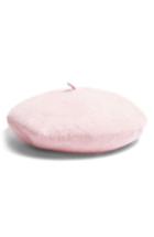 Women's Topshop Wool Blend Beret - Pink