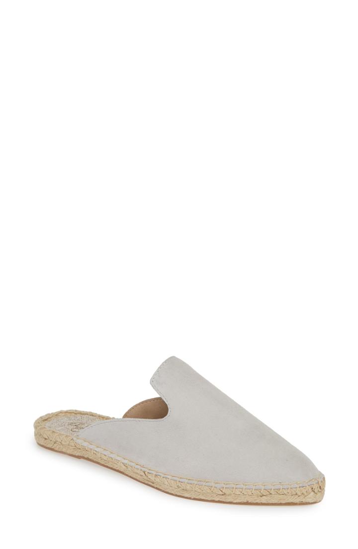 Women's 42 Gold Bermuda Espadrille Mule M - Grey