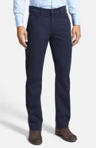 Men's Paige Normandie Slim Straight Leg Twill Pants - Blue