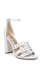 Women's Sam Edelman Yasha Ankle Strap Sandal M - White