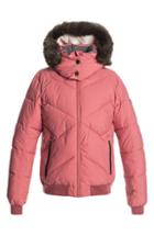Women's Roxy Hanna Puffer Jacket - Pink