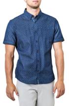 Men's 7 Diamonds Innervision Woven Shirt, Size - Blue