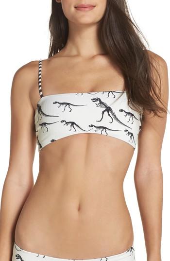 Women's Boys + Arrows Hezus Bandeau Bikini Top - Ivory