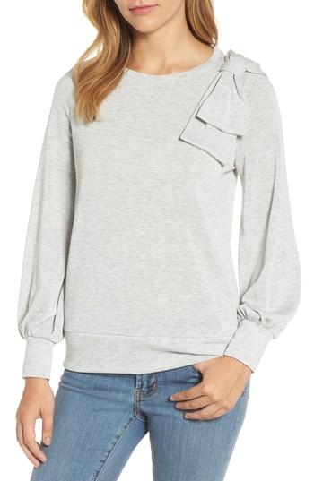 Women's Halogen Bow Knit Sweatshirt