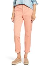 Women's Nydj Riley Stretch Twill Relaxed Trousers - Pink