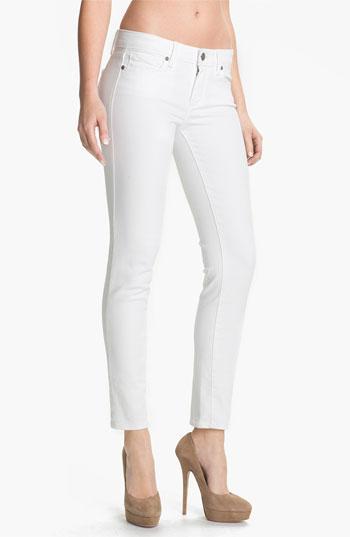 Paige Denim 'skyline' Ankle Peg Skinny Jeans (optic White)