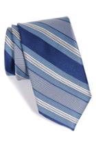 Men's John W. Nordstrom Stripe Silk Tie, Size - Blue