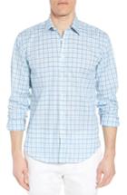 Men's Jeremy Argyle Slim Fit Check Sport Shirt - Blue