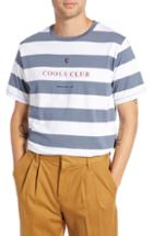 Men's Barney Cools Embroidered Cools Club Stripe T-shirt, Size - Blue