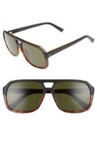 Men's Electric Dude 68mm Sunglasses - Matte Black/ Blue Chrome