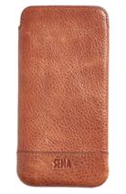Sena Heritage - Ultra Slim Leather Iphone 6 /6s Plus Pouch - Brown