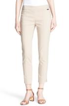 Women's Tory Burch 'callie' Seamed Crop Pants - White