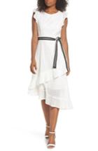 Women's Lenon Asymmetrical Hem Dress - White