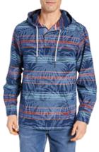 Men's Tommy Bahama Island Serape Stripe Pullover Hoodie - Blue