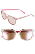 Women's Lilly Pulitzer Emilia 53mm Polarized Sunglasses - Shady Lady/ Pink