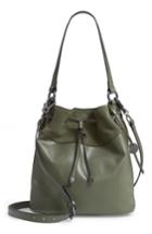 Lodis Los Angeles Jess Medium Drawstring Bucket Bag - Green